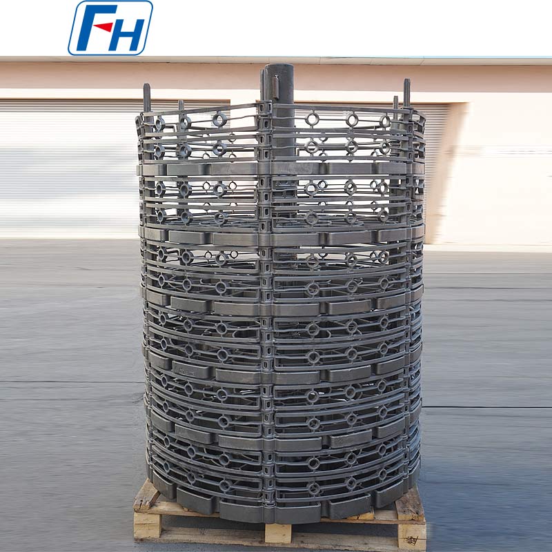 FH® 1.4848 U Şekilli Parçaların Isıl İşlemi için Kuyu Tipi Fırın Fikstürleri